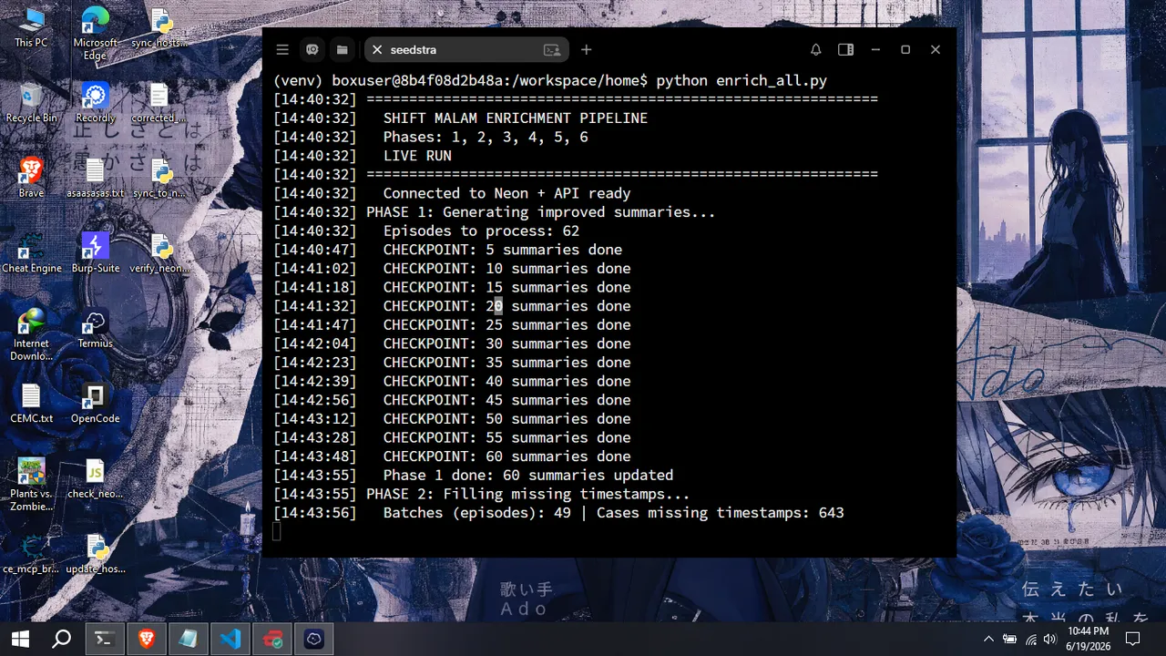 push ke vector db